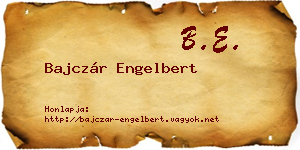 Bajczár Engelbert névjegykártya
